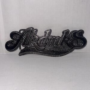Vintage Akdmks 90s Y2K Grunge Streetwear Interchangeable Statement Belt Buckle